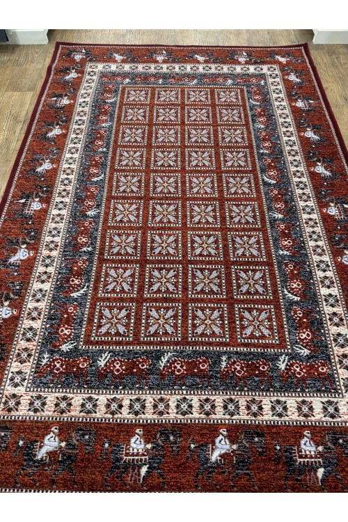 Иранский ковер Sample 001 Красный